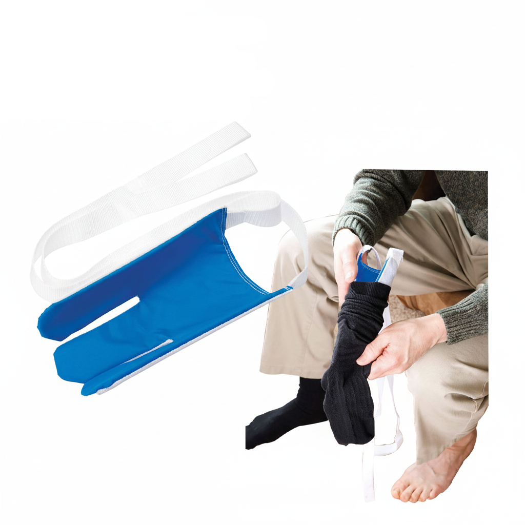 🧦 Pripomoček za enostavno obuvanje nogavic