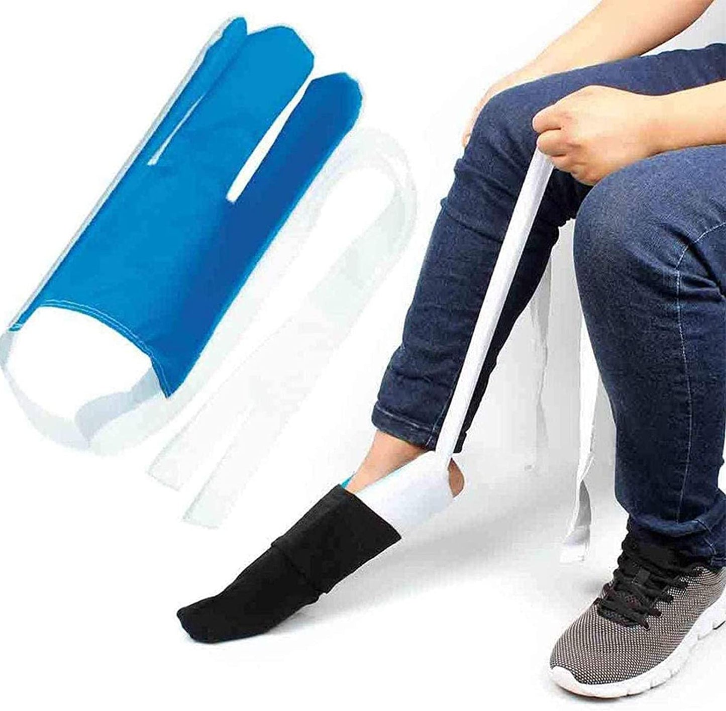 🧦 Pripomoček za enostavno obuvanje nogavic