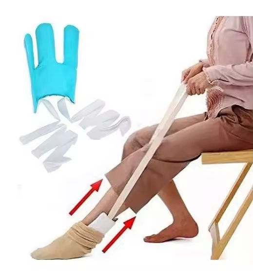 🧦 Pripomoček za enostavno obuvanje nogavic