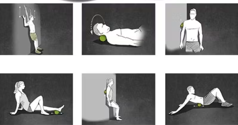 Dvojna masažna žoga