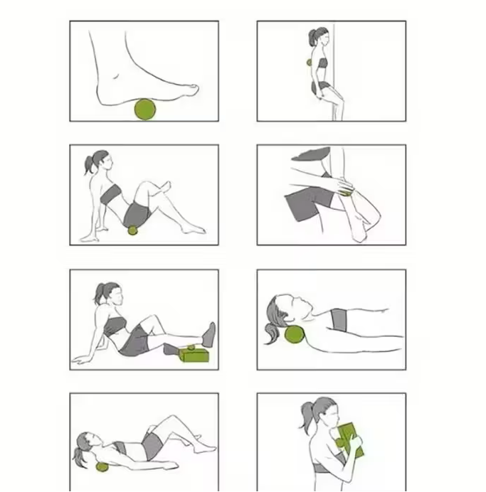 Dvojna masažna žoga